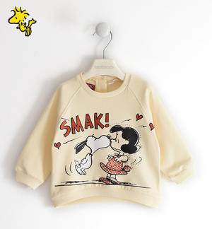Girl's Peanuts capsule collection sweatshirt BEIGE