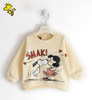 Felpa bambina capsule collection Peanuts BEIGE