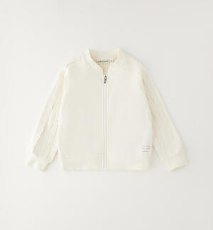 Girls' zip-up sweatshirt