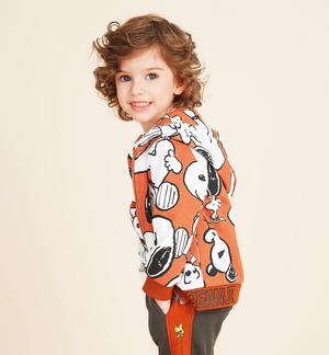 Felpa bambino capsule collection Peanuts ARANCIONE