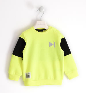 Boy's sweatshirt with print YELLOW
