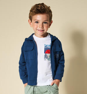 Felpa bambino con zip
