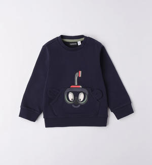 Boys' fun printed sweatshirt