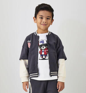 Felpa bomber per bambino