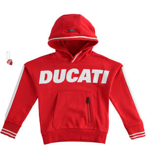 Sarabanda plays Ducati boy's hoodie RED