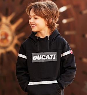 Ducati hoodie with print BLACK