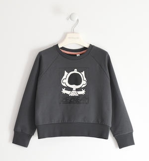 Felpa ragazza Peanuts GRIGIO