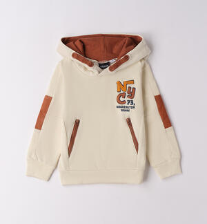 Felpa zip bambino