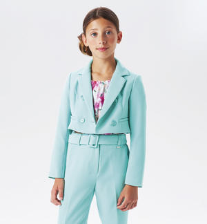 Girl's green jacket