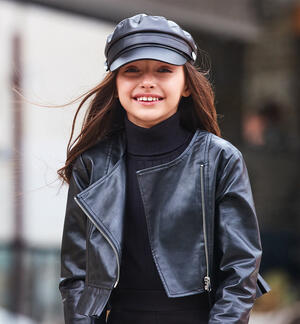 Girls' biker jacket