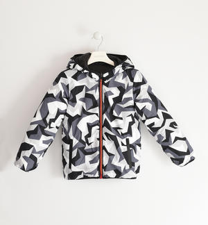 Reversible jacket for boys, 100 grams model BLACK