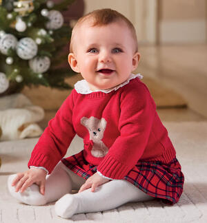 Gonna neonata Natale