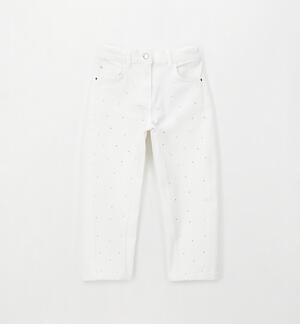 Girls' jeans with rhinestones