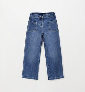 Jeans larghi bambina