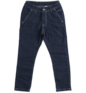 Boy's organic cotton jeans BLUE