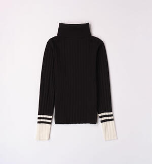 Maglia collo alto per ragazza