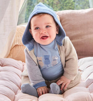 Maglia girocollo neonato
