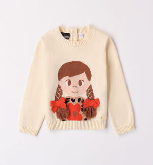 Girls' knitted jumper