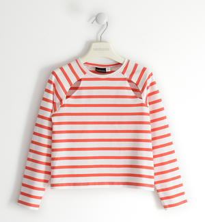 Girl's striped T-shirt