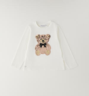 Maglietta bambina con orsetto