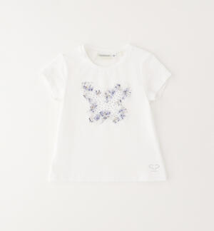 Maglietta bambina con strass