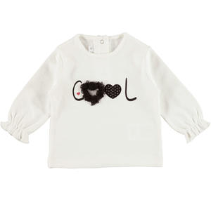 Veste à Manches Longues / Couvre-épaules "L'Oca Loca" Pour Fille - Taille M, Gris, Coton, Made In Italy - Occasion Très Bon état