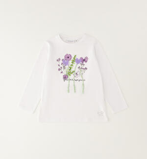 Girls' crew neck T-shirt