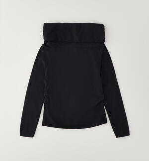 Maglione bambina off-shoulder
