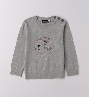 Boy's sweater with embroidery