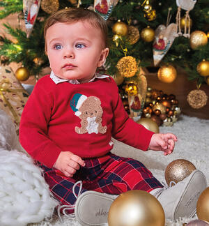 Christmas baby sweater
