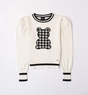 Maglione ragazza con orsetto