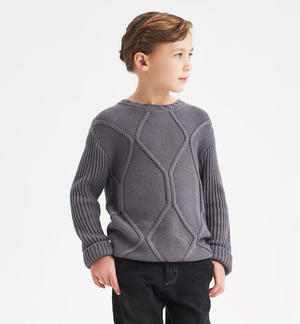 Boy's knit sweater GREY