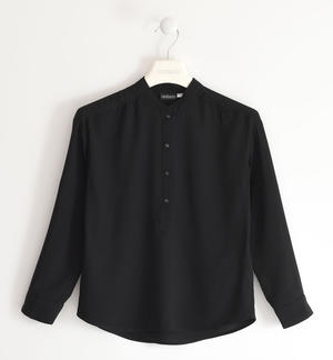 100% viscose maxi shirt for girls BLACK