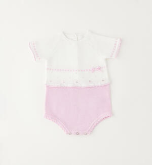 Pagliaccetto estivo neonata