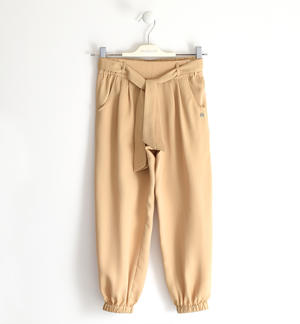 100% lyocell girl¿s trousers BEIGE