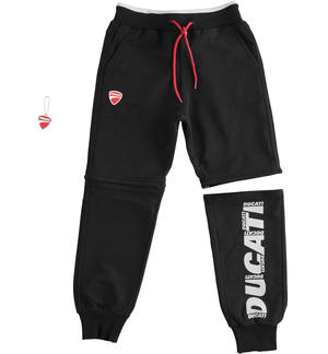 Sarabanda meets Ducati boy¿s trousers. BLACK