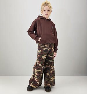 Girl's camouflage trousers
