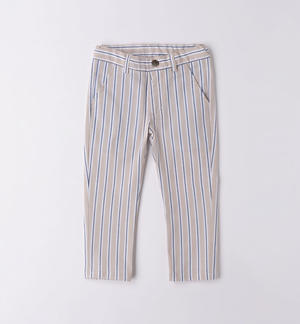Boys' formal trousers BEIGE