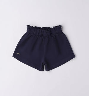 Girl's shorts in jersey fleece