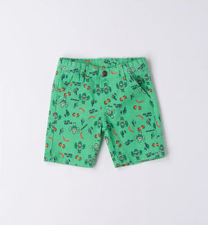 Boys' green shorts