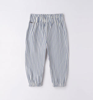 Pantalone lungo a righe bambina