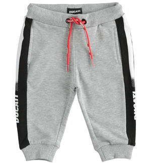Ducati trousers for baby boys GREY