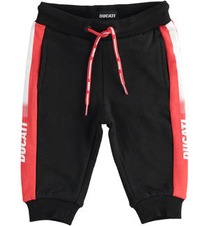 Ducati trousers for baby boys BLACK