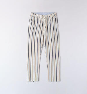 Boys' striped trousers