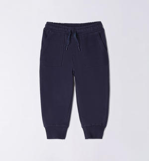Boys' 100% cotton sporty trousers