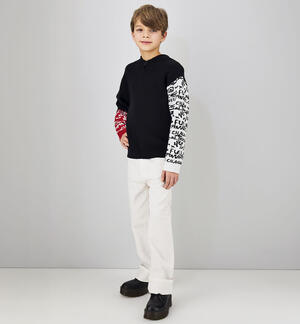 Pantalone wide leg ragazzo