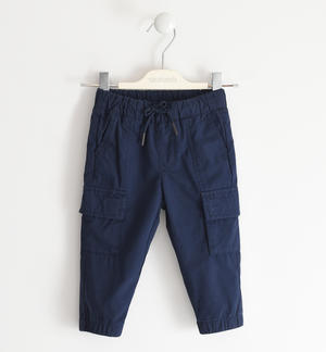 Boy cargo trousers BLUE