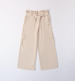 Girls' wide trousers