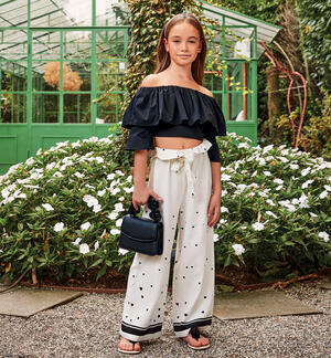 Girls' wide trousers