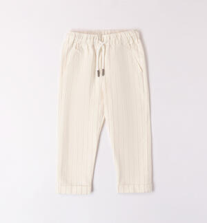 Boys' striped trousers